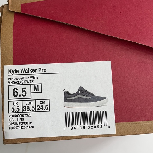 Vans Kyle Walker Pro periscope true white mens size 6.5 - Picture 8 of 8